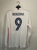 Real Madrid 2020/21 - Home - Long Sleeve - Benzema #9 *BNWT*
