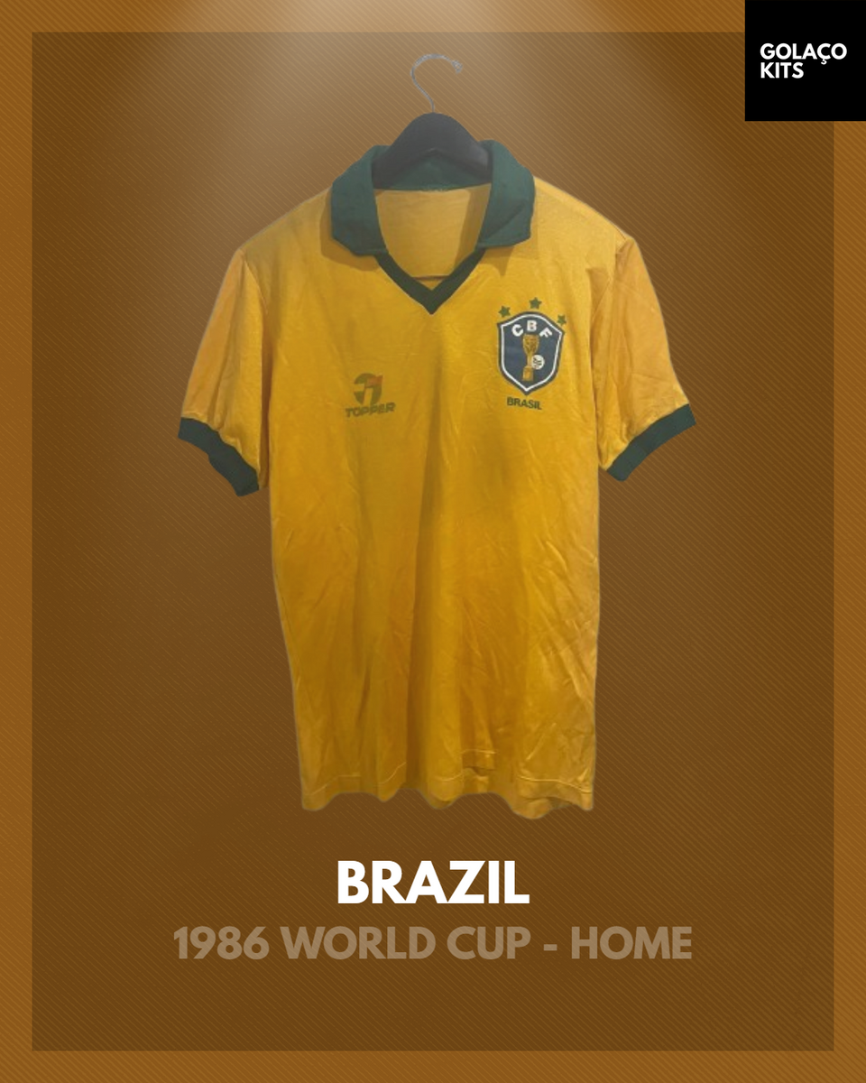 Brazil 1986 World Cup - Home - #15 – golaçokits