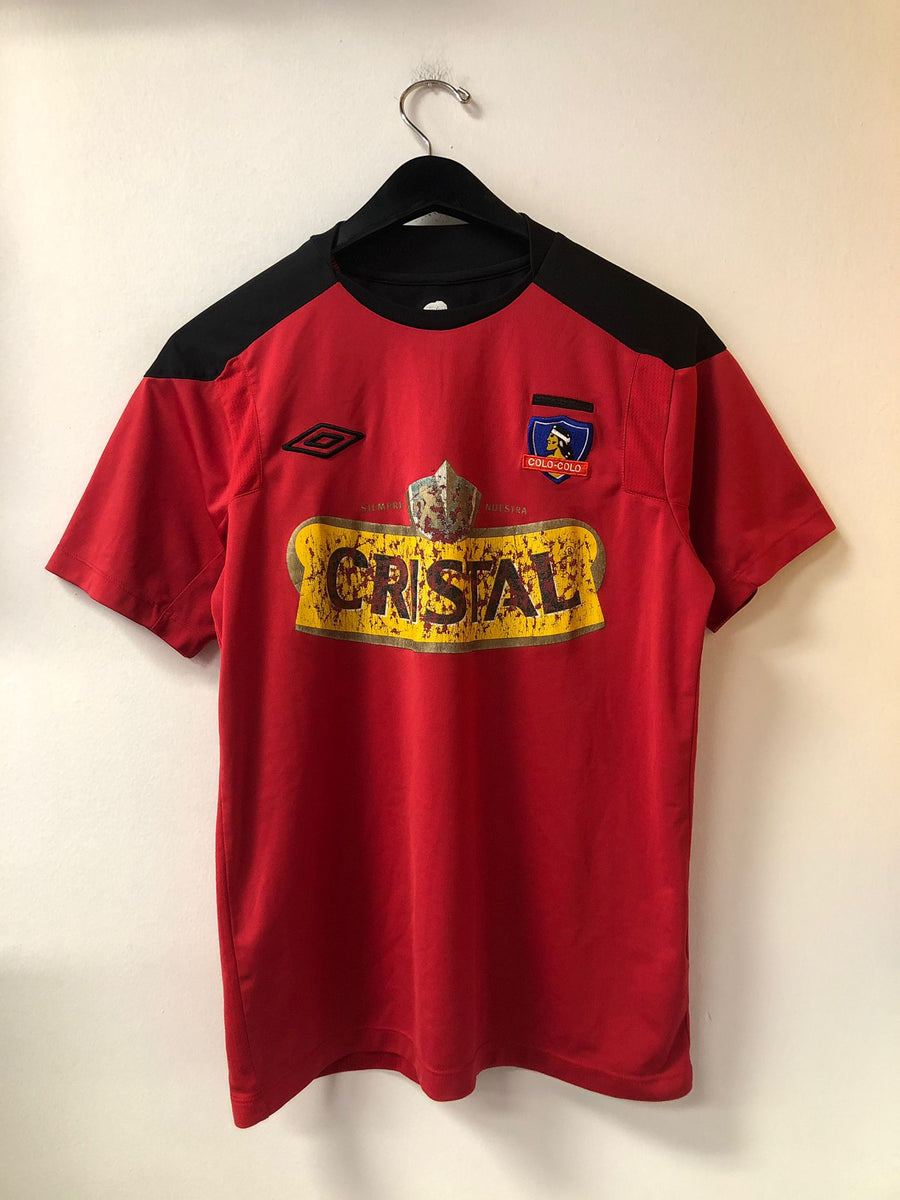 Colo-Colo Troisième Maillot de foot 2008. Sponsored by Cristal Colo-Colo Troisième Maillot de foot 2008. Sponsored by Cristal