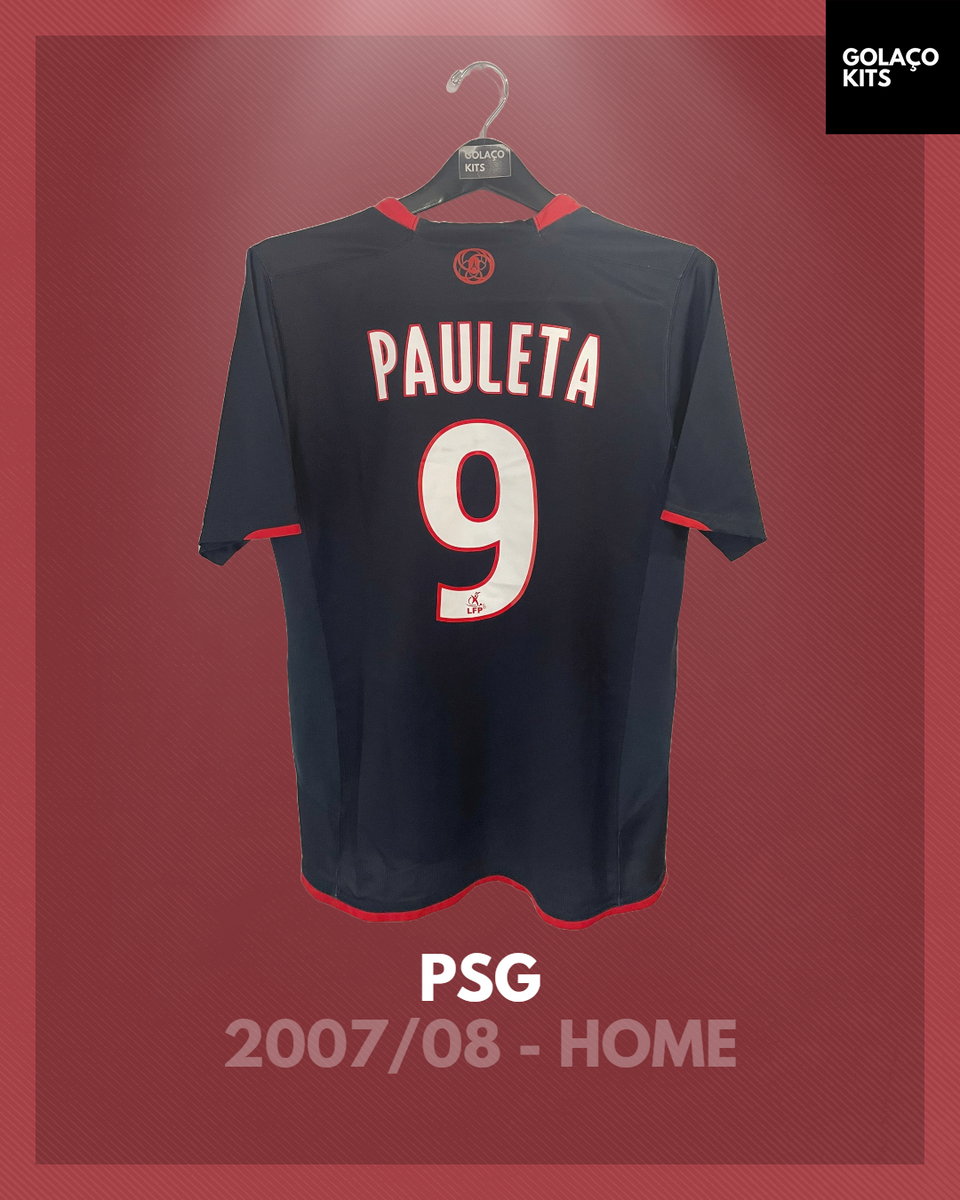 Maillot Domicile Paris SG 2006-2007 - Nike - N°9 Pauleta - Taille XXL - Vintage