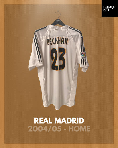 Real Madrid 2004/05 - Home - Beckham #23