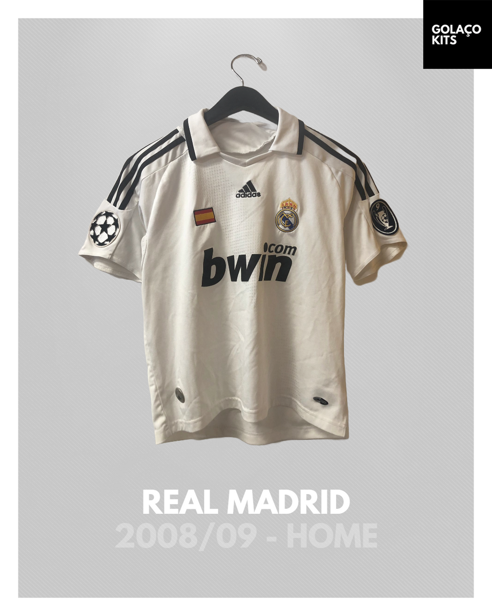 Real madrid jersey 2008 hotsell