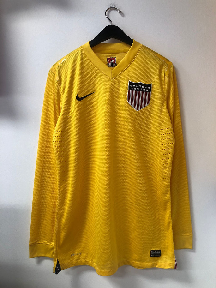 2013 usa uswnt centennial soccer jersey nike Size deals large authentic goalkeeper.