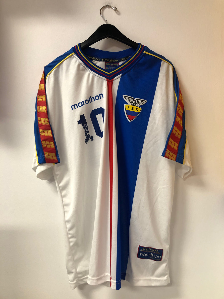 Vintage Ecuador away soccer jersey 1998 - 2000 L