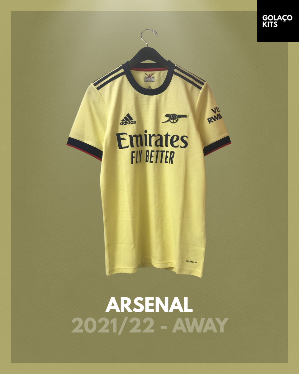 Arsenal 2021/22 Away Jersey by adidas