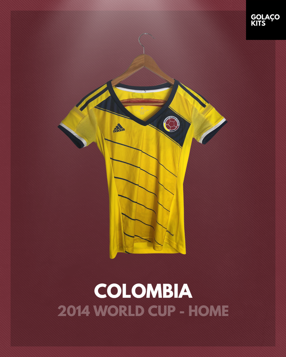Adidas Colombia World Cup 2014 Football Shirt