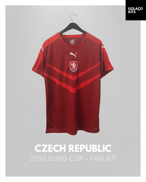 Czech Republic 2016 Euro Cup - Home Fan Kit *BNWOT*