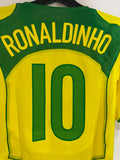 Brazil 2004/05 Reissue - Home - Ronaldinho #10