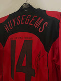Belgium 2004/05 - Home - Huysegems #14 *MATCH WORN* *AUTOGRAPHED*