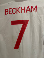 England 2010 World Cup - Home - Beckham #7