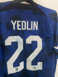 USA 2022 World Cup - Away - Yedlin #22 *AUTOGRAPHED*