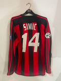Milan 2003/04 - Home - Long Sleeve - Simic #14 *MATCH ISSUE*