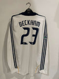 LA Galaxxy 2008/09 - Home - Long Sleeve - Beckham #23