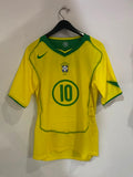 Brazil 2004/05 Reissue - Home - Ronaldinho #10