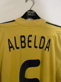 Spain 2008/09 - Away - Long Sleeve - Albelda #6 *MATCH ISSUE*