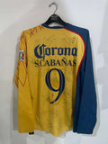 America 2007/08 Copa Sudamericana Final - Home - Long Sleeve - S. Cabañas #9 *MATCH ISSUE* *AUTOGRAPHED*