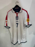 England 2004 Euro Cup - Home - Beckham #7 *REVERSIBLE*
