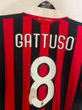 AC Milan 2009/10 - Home - Gattuso #8 *MATCH ISSUE*