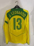 Brazil 2005 U20 World Cup - Home - Long Sleeve - J. Leonardo #13 *MATCH ISSUE*