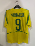 Brazil 2002 World Cup - Home - Ronaldo #9