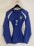 Brazil Womens 2003 - Away - Long Sleeve - Tatiana #2 *MATCH ISSUE*
