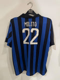 Internazionale 2011/12 Retro - Home - Milito #22