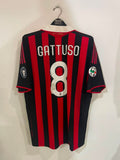 AC Milan 2009/10 - Home - Gattuso #8 *MATCH ISSUE*