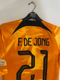 Netherlands 2022/23 - Home - De Jong #21 *PLAYER ISSUE*