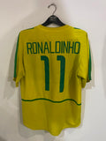 Brazil 2002 World Cup - Home - Ronaldinho #11