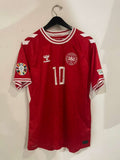 Denmark 2024 Euro Cup - Home - Eriksen #10