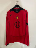 Belgium 2004/05 - Home - Long Sleeve *PLAYER ISSUE*