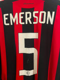 AC Milan 2008/09 - Home - Long Sleeve - Emerson #5 *MATCH ISSUE*