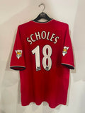 Manchester United 2000/02 - Home - Scholes #18