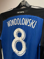 San Jose Earthquakes 2014/16 - Home - Long Sleeve - Wondolowski #8 *MATCH WORN*