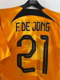 Netherlands 2022 World Cup - Home - F. De Jong #21