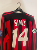 Milan 2003/04 - Home - Long Sleeve - Simic #14 *MATCH ISSUE*