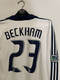 LA Galaxxy 2008/09 - Home - Long Sleeve - Beckham #23