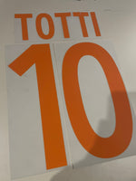 Totti 2012/13 - Alternate - Name Set