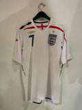England 2007/09 - Home - Beckham #7