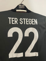Germany 2016 Euro Cup - Away - Ter Stegen #22 - Reversible