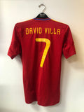 Spain 2010 World Cup - Home - David Villa #7