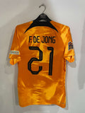 Netherlands 2022/23 - Home - De Jong #21 *PLAYER ISSUE*