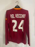 Roma 2000/01 - Home - Long Sleeve - Del Vecchio #24 *MATCH ISSUE*