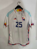 Belgium 2022 World Cup - Away - Doku #25 *BNWT*