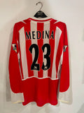 Sunderland 2002/04 - Home - Long Sleeve - Mendina #23 *MATCH ISSUE*