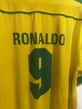 Brazil 1998 World Cup - Home - Ronaldo #9