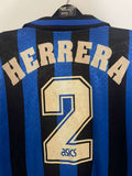 Atalanta 1995/96 - Home - Long Sleeve - Herrera #2 *MATCH ISSUE*