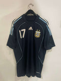Argentina 2008/09 - Away - Gaitan #17 *MATCH ISSUE*