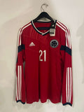 Colombia 2014 World Cup - Away - Long Sleeve - #21 *BNWT*