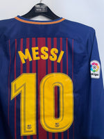 Barcelona 2017/18 - Home - Long Sleeve - Messi #10